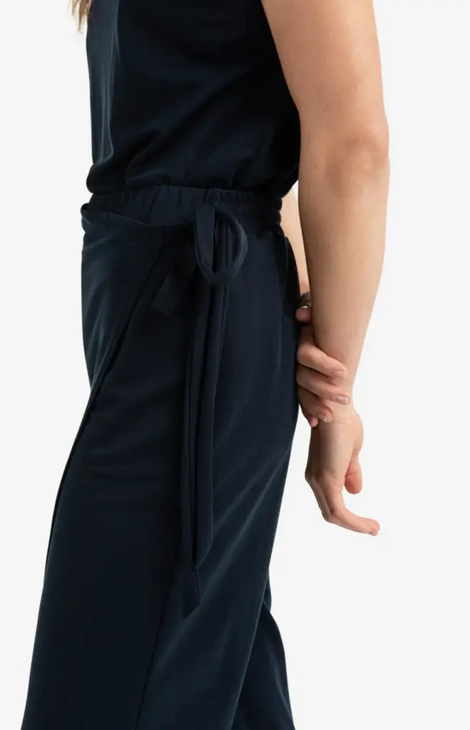 Yaya Yaya Jersey wide leg pant w/crossover 1309199