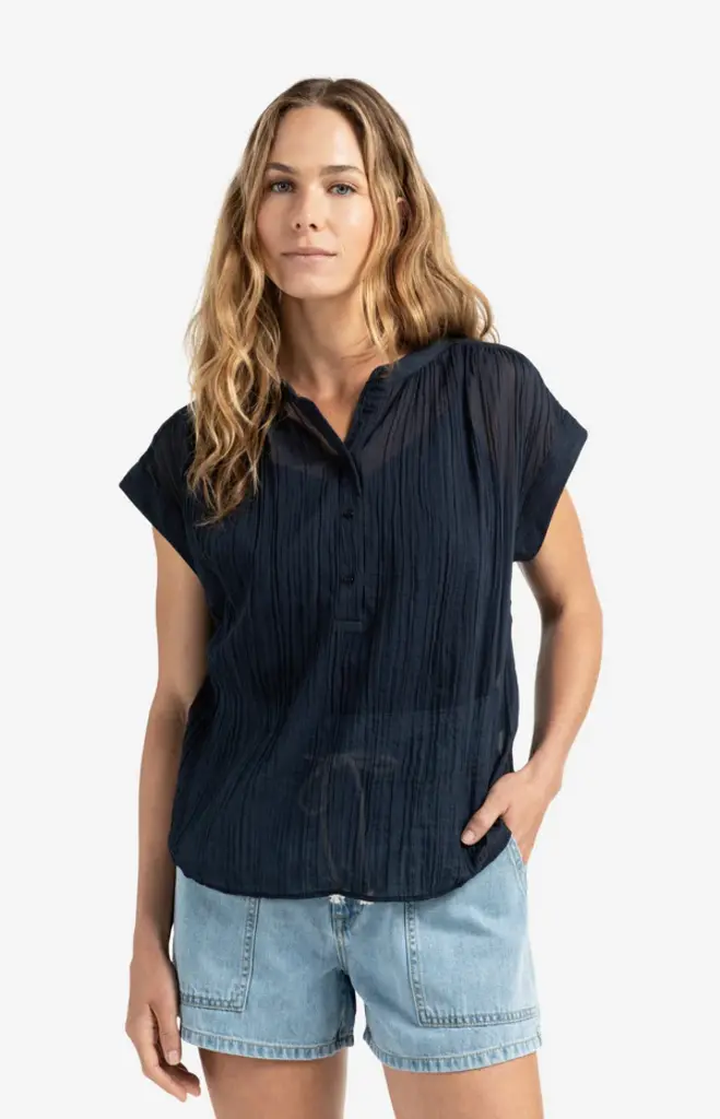 Yaya Yaya Flowy polo top 1701296