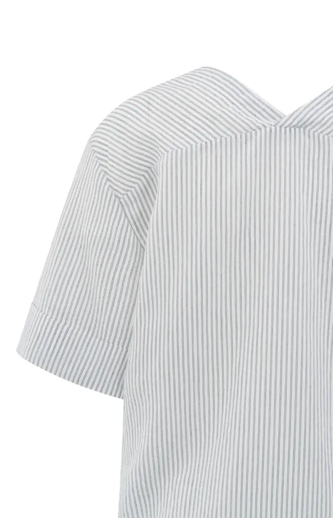 Yaya Yaya Striped blouse w/back cross 1201160