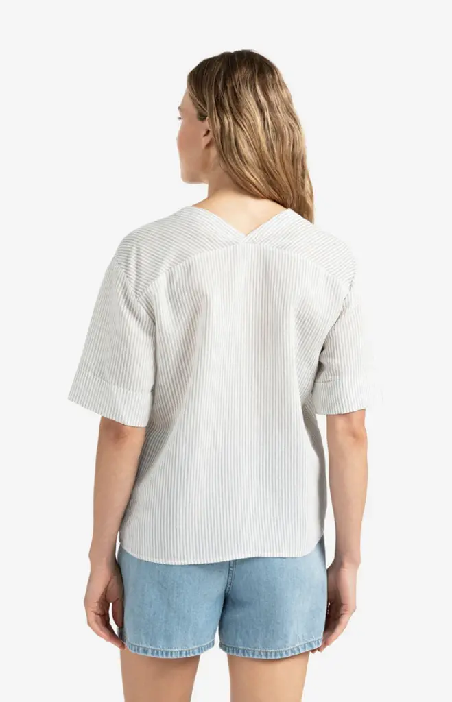 Yaya Yaya Striped blouse w/back cross 1201160