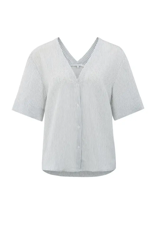 Yaya Yaya Striped blouse w/back cross 1201160