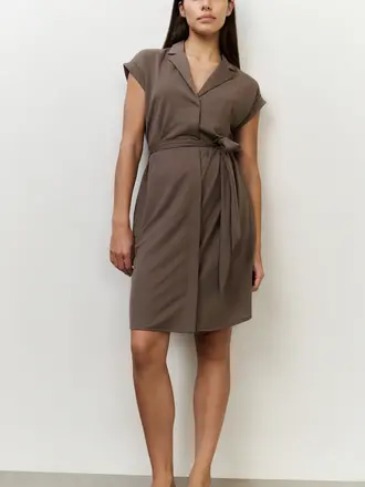 Yaya Jersey dress w/collar