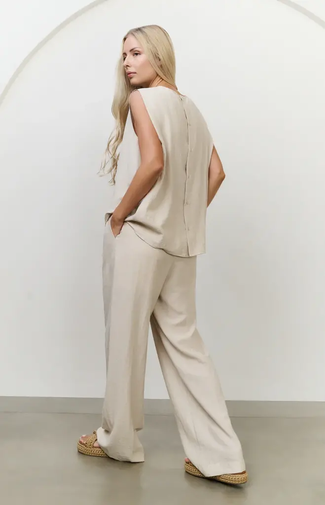 Yaya Yaya Sleeveless tops w/buttons 1701301