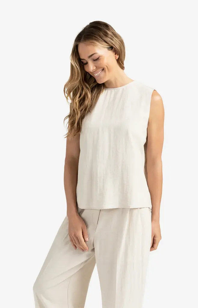Yaya Yaya Sleeveless tops w/buttons 1701301