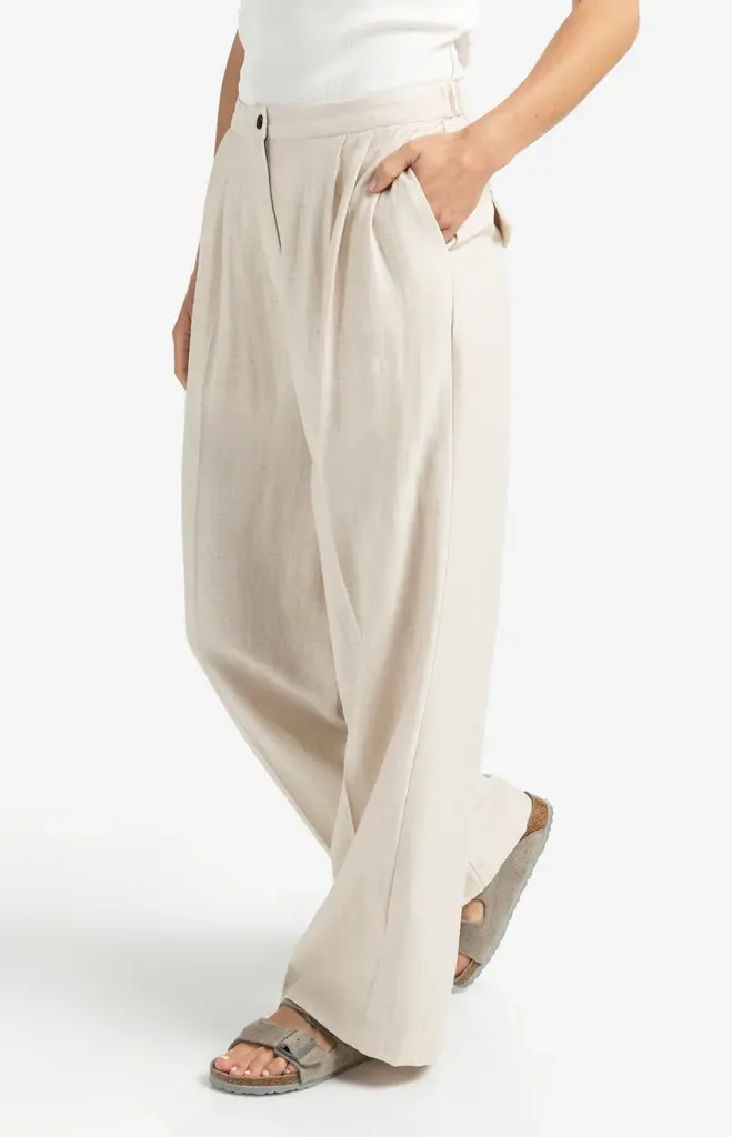 Yaya Yaya Woven structured wide leg pant 1301204