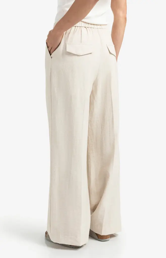 Yaya Yaya Woven structured wide leg pant 1301204