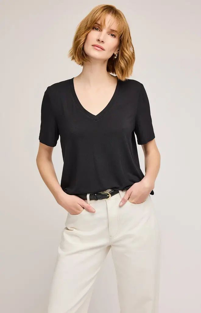 Gentle Fawn Gentle Fawn Jamie vneck tshirt GF2507-1134