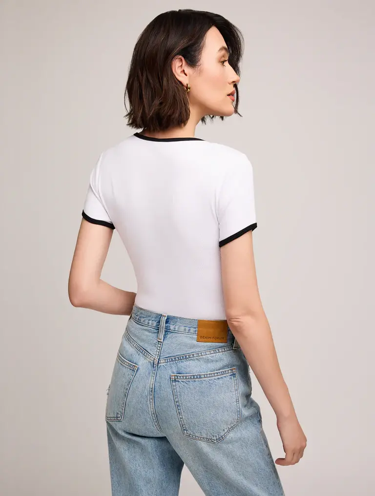 Gentle Fawn Gentle Fawn Shania tipped tee GF2507-1155
