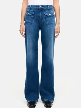 Cambio Aimee patch pocket jean