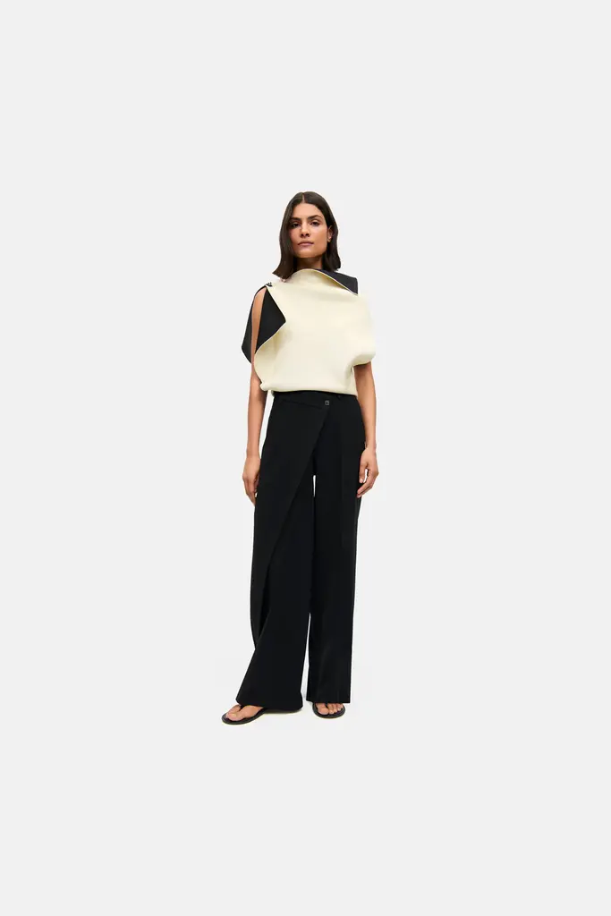 Cambio Cambio Anais wrap front pant 60520430