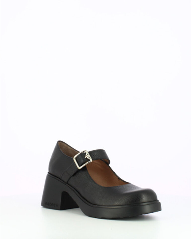 Wonders Wonders Mary Jane  block heel shoe E-7120