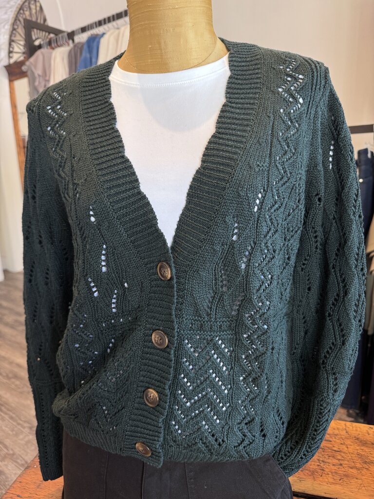 Autumn Cashmere Autumn Cashmere Patchwork V cardigan N14294