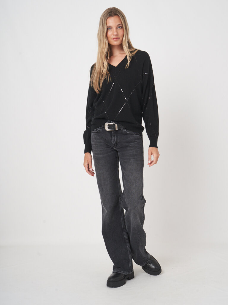 Repeat Repeat Wool/cashmere knitted pullover 200277