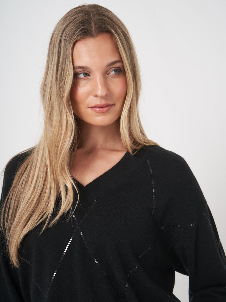 Repeat Repeat Wool/cashmere knitted pullover 200277