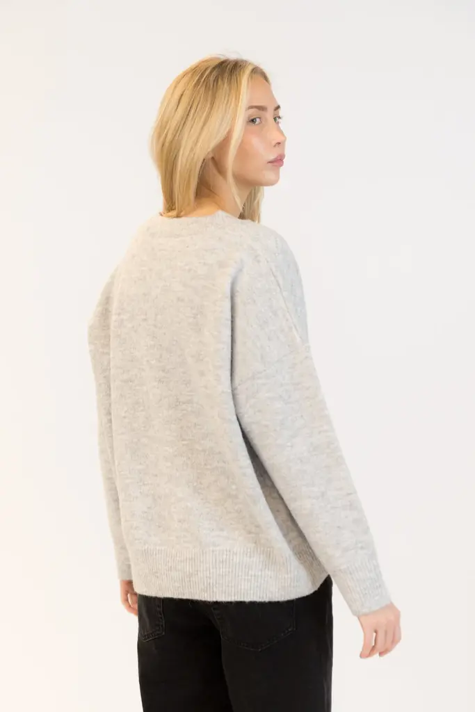 Lyla + Luxe Lyla + Luxe Eco pullover w/ blue HEART