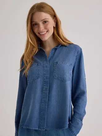 Bella Dahl Split back button down