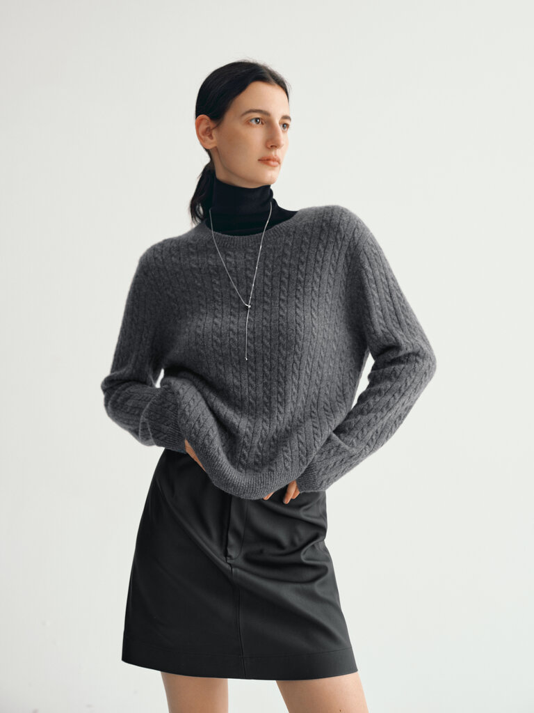 Meilleur Moment Meilleur Moment Cashmere blend crewneck sweater 5F9132941