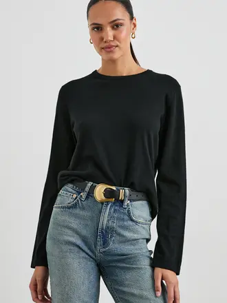 Rails Cotton cashmere long sleeve tee