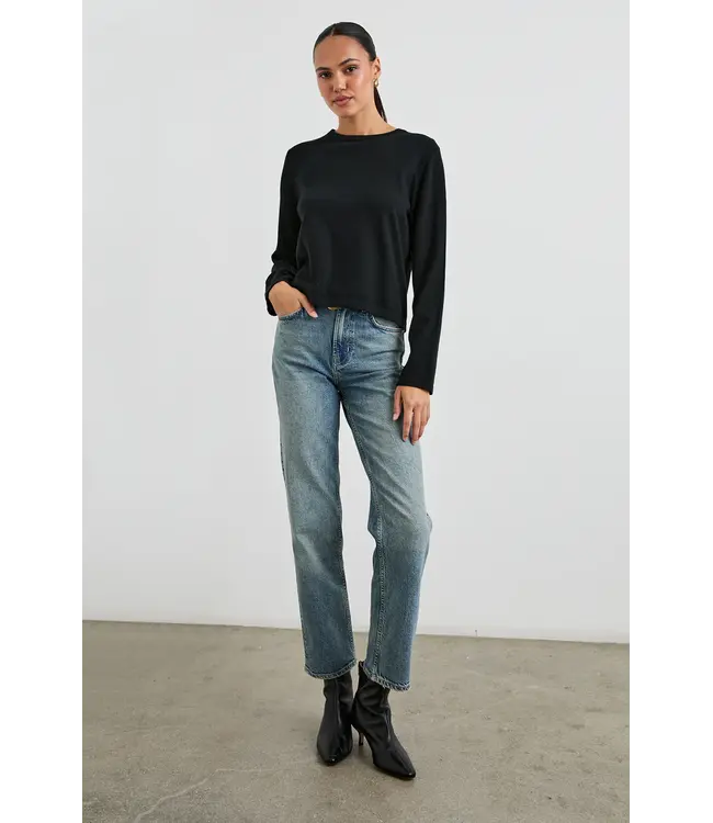 Rails Cotton cashmere long sleeve tee