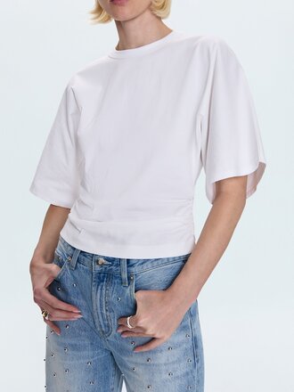 Pistola Veronica drop shoulder fitted top