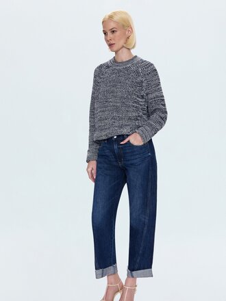 Pistola Kacey mid rise cuffed boyfriend jean