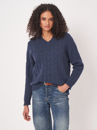 Repeat Organic cashmere pullover sweater