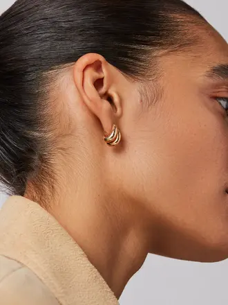 Jenny Bird Mini Florence earrings gold