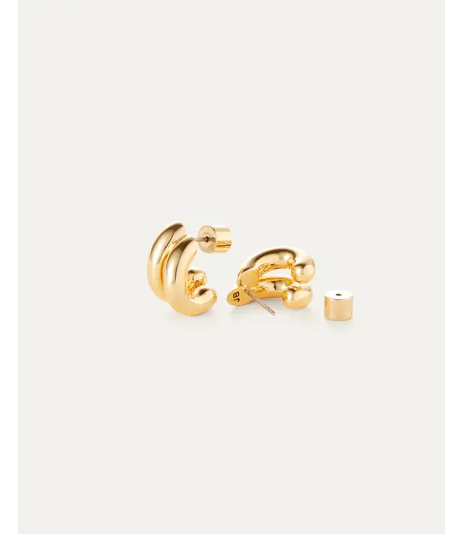 Jenny Bird Jenny Bird Mini Florence earrings gold JB3450-HPG