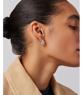 Jenny Bird Mini Florence earrings silver