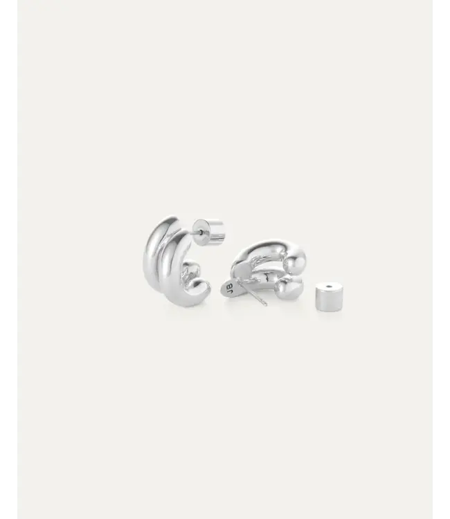 Jenny Bird Jenny Bird Mini Florence earrings silver JB3450-HPS