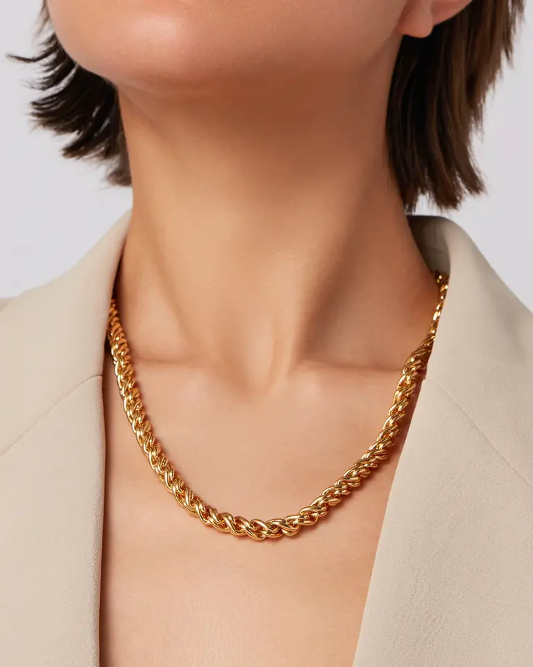 Jenny Bird Jenny Bird Rizzo necklace JB1338-HPG