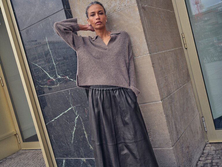 Mos Mosh Mos Mosh Deena leather skirt 174390