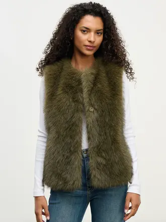 Velvet Anastasia fur vest
