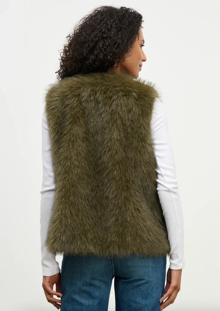 Velvet Velvet Anastasia fur vest