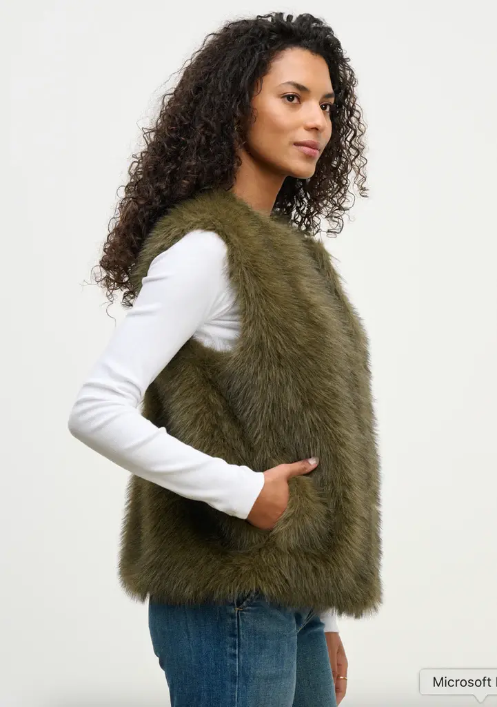 Velvet Velvet Anastasia fur vest