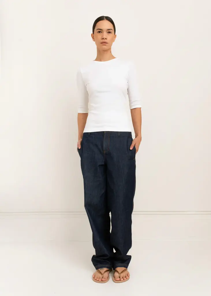 Paper Label Paper Label Akari crew neck CTR-221-1036A