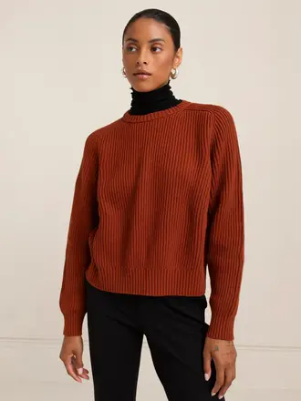 Paper Label Avery crew neck sweater