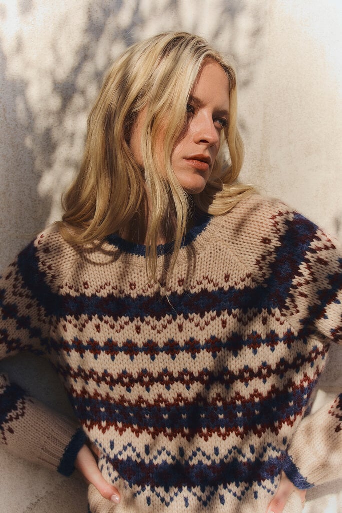 Velvet Velvet Makena fair isle sweater