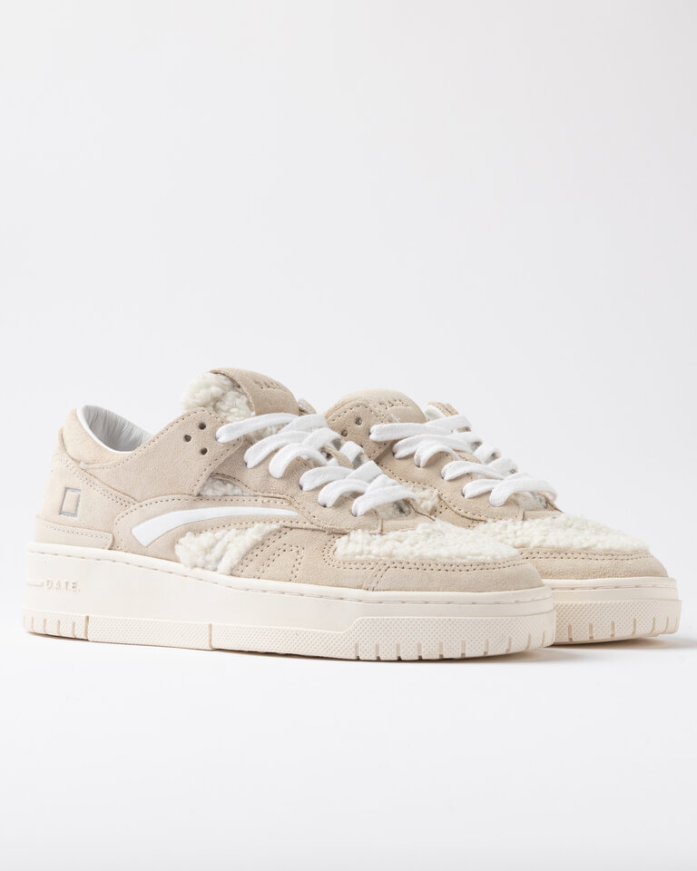 D.A.T.E D.A.T.E Tornedo teddy sneaker TO-TD-WH