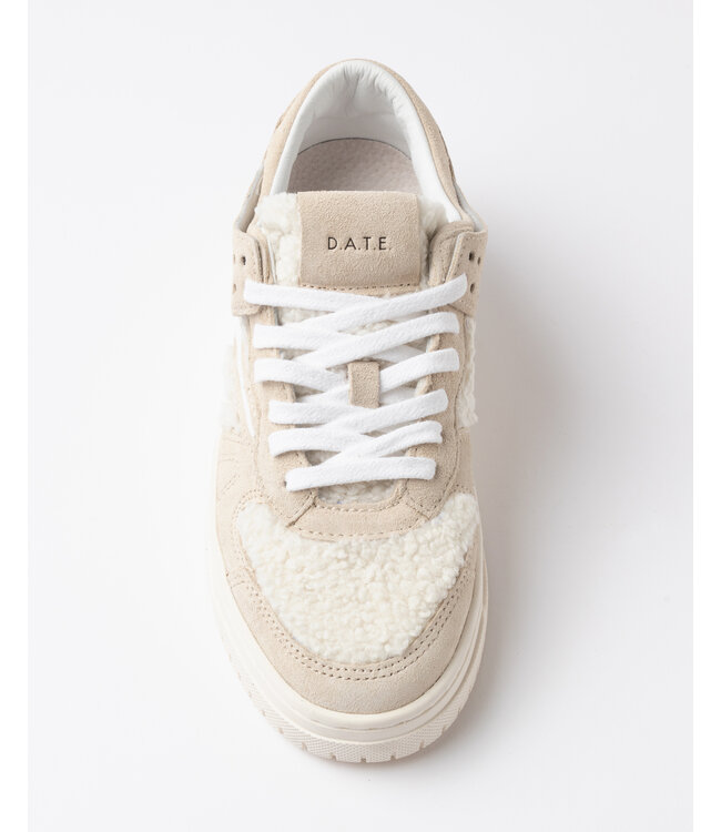 D.A.T.E D.A.T.E Tornedo teddy sneaker TO-TD-WH