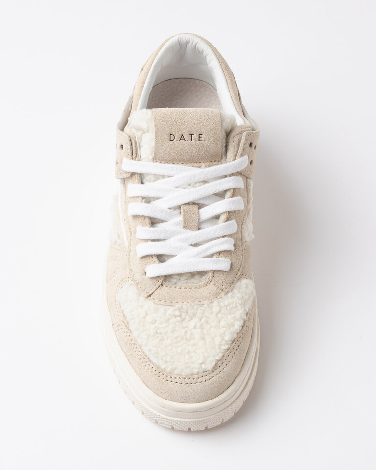 D.A.T.E D.A.T.E Tornedo teddy sneaker TO-TD-WH
