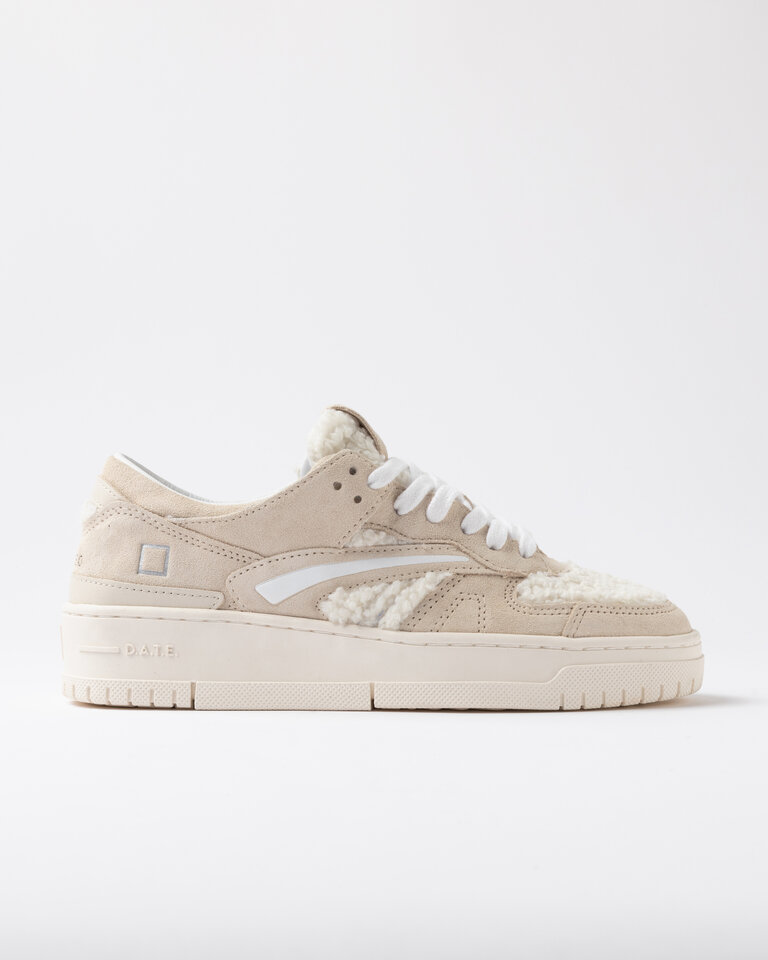 D.A.T.E D.A.T.E Tornedo teddy sneaker TO-TD-WH