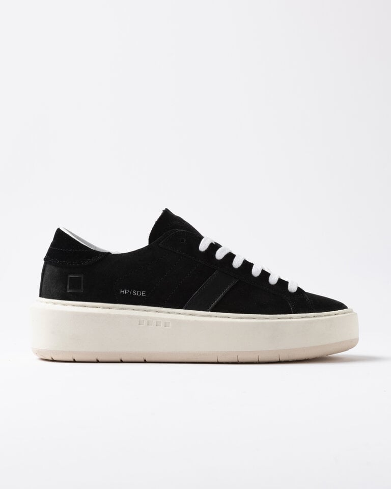D.A.T.E D.A.T.E Hill platform suede sneaker HP-SD-BK