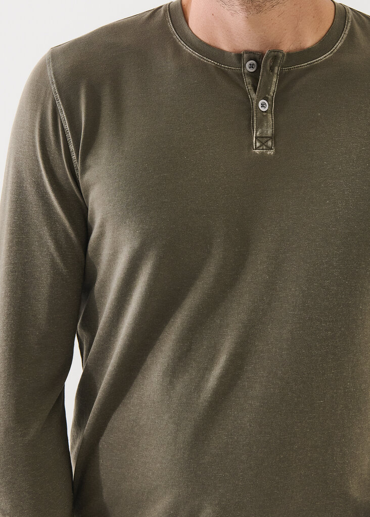 Patrick Assaraf Patrick Assaraf Men's Vintage henley l/s P95F13W