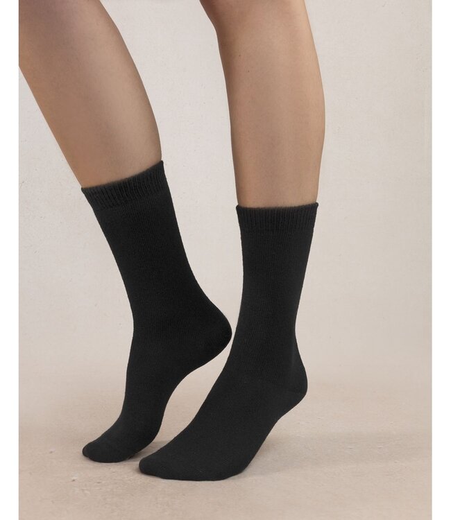 Bleu Foret Cashmere sock