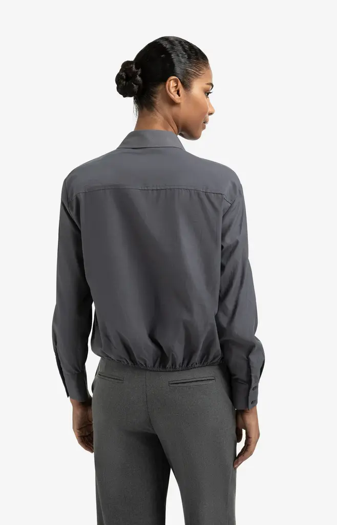 Yaya Yaya Layered blouse with knot 1201177