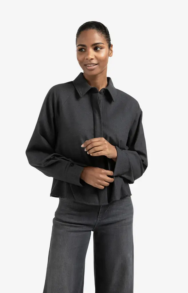Yaya Yaya Batwing blouse with back pleat 1201170