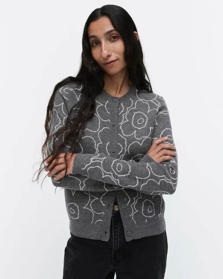 Marimekko Marimekko Villi piirto unikko cardigan 94704