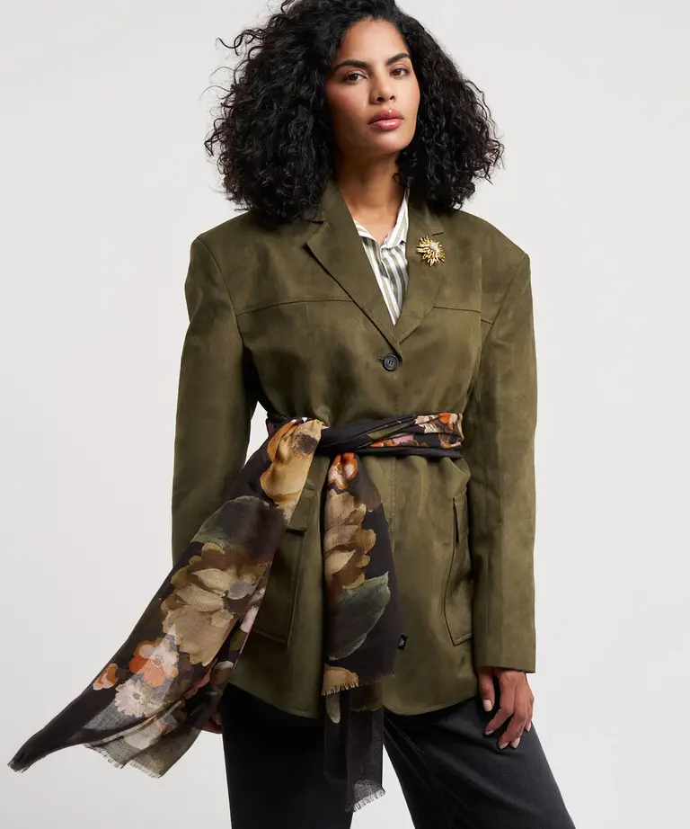 Echo Echo Painted floral wrap EN1494