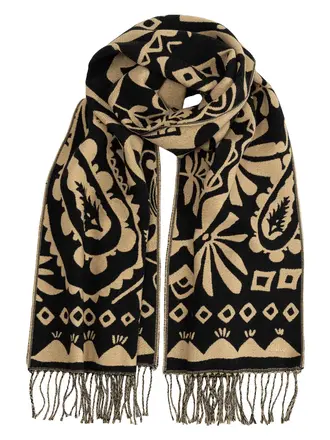 Echo Paisley jacquard scarf
